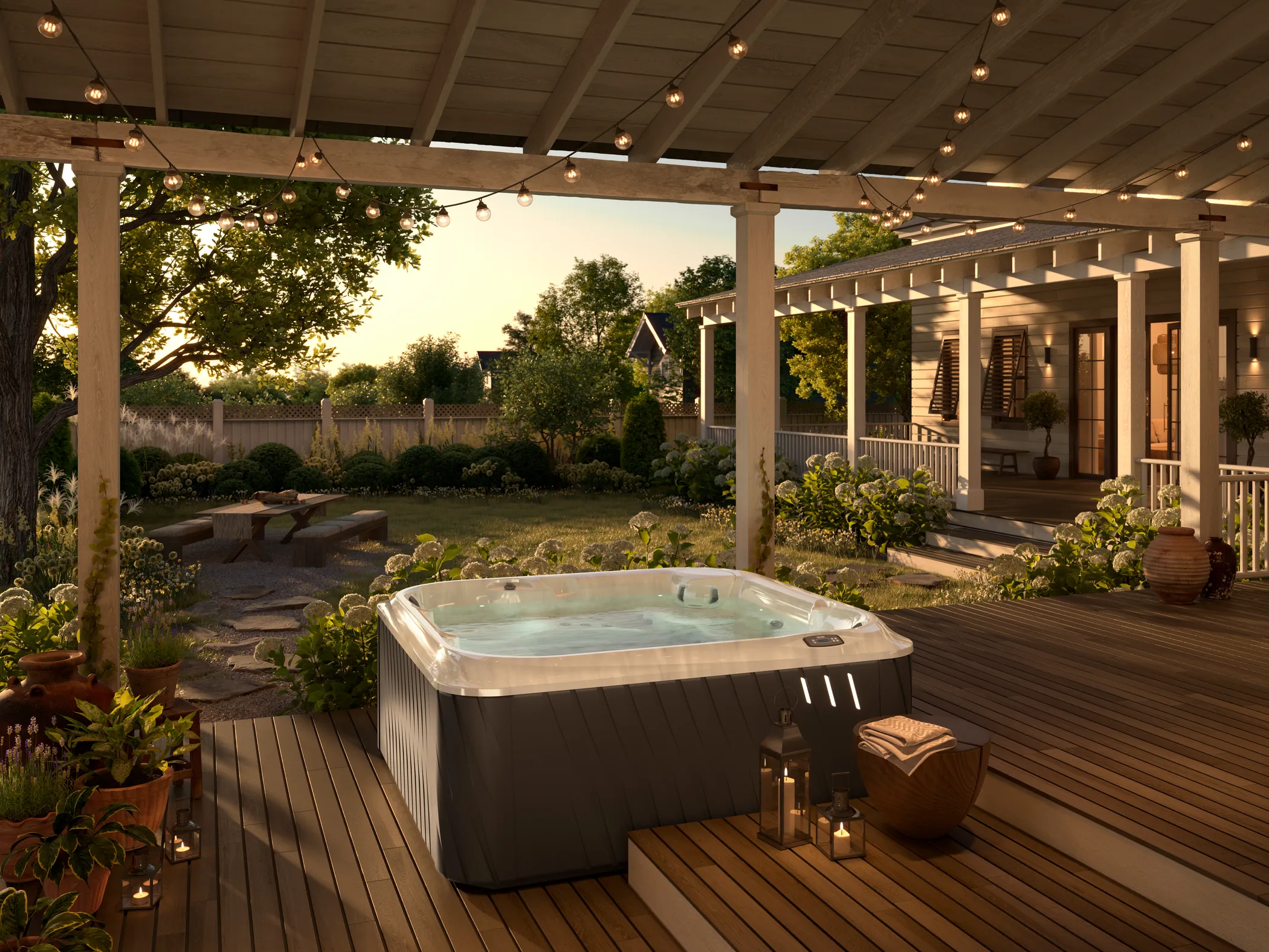 J-285™ FULL-SIZE HOT TUB WITH SEVEN SEATING OPTIONS